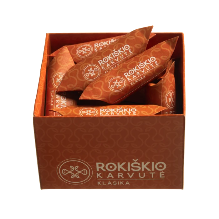 „Rokiškio karvutė“ klasika dėžutėje
